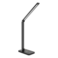 Brilagi - Himmennettävä LED-kosketusohjattu pöytävalaisin langattomalla QI-latauksella MODO CHARGE LED/7W/5V 3000/4000/6000K musta