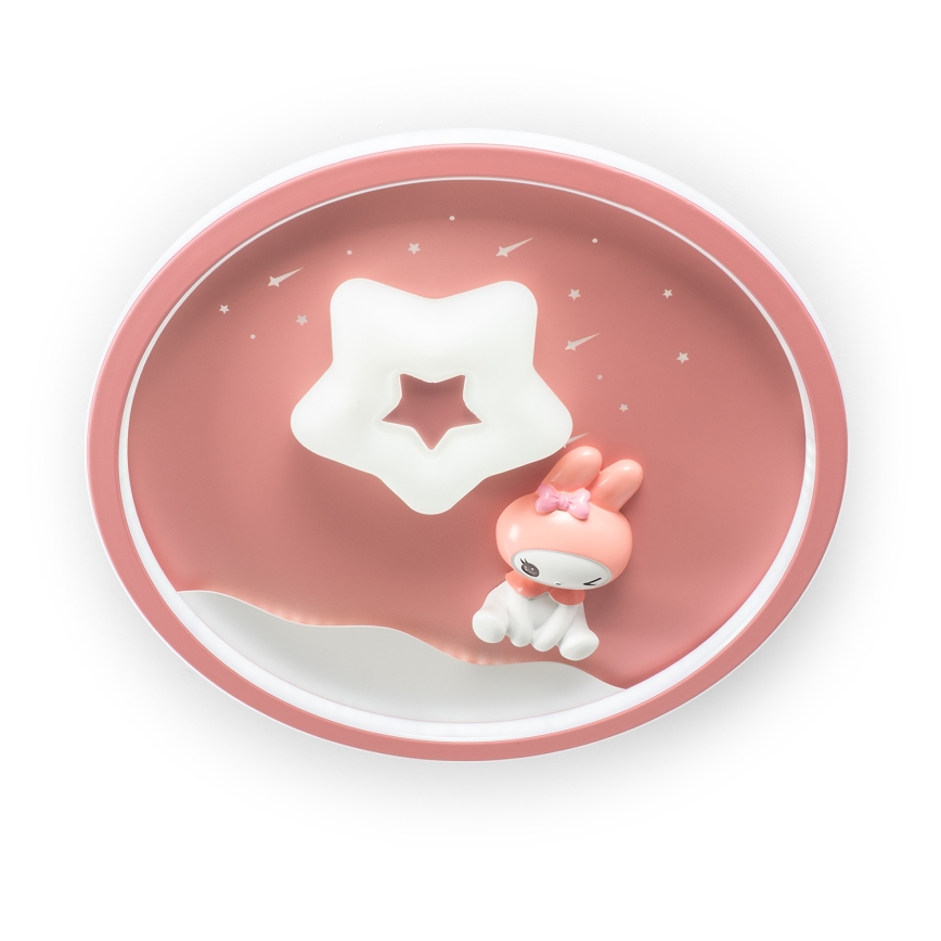 Brilagi - Himennettävä lasten LED-kattovalaisin BUNNY LED/83W/230V 3000-6000K Ø 49 cm + kaukosäädin