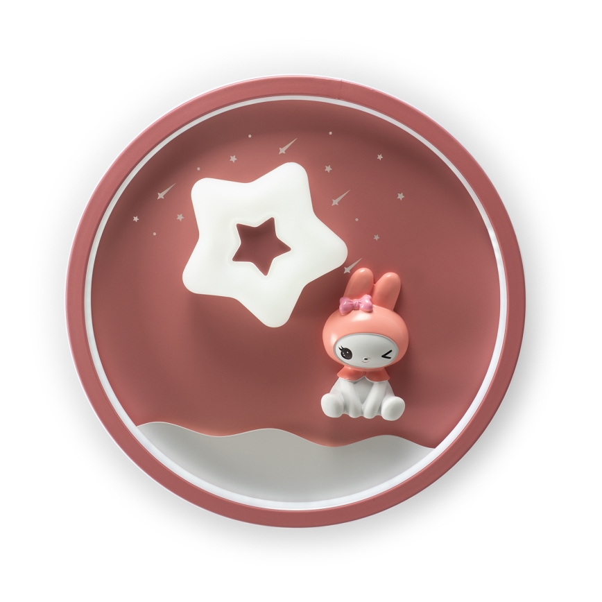 Brilagi - Himennettävä lasten LED-kattovalaisin BUNNY LED/83W/230V 3000-6000K Ø 49 cm + kaukosäädin