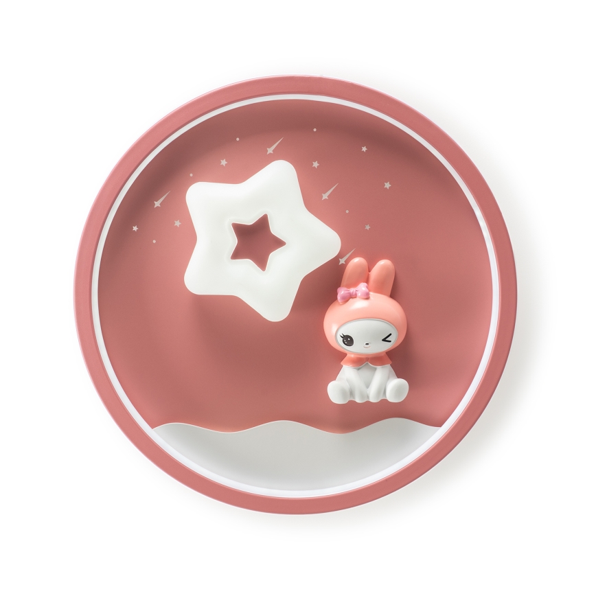 Brilagi - Himennettävä lasten LED-kattovalaisin BUNNY LED/83W/230V 3000-6000K Ø 49 cm + kaukosäädin