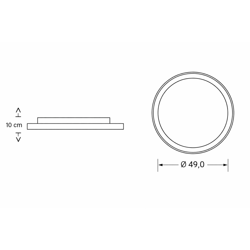 Brilagi - Himennettävä lasten LED-kattovalaisin BUNNY LED/83W/230V 3000-6000K Ø 49 cm + kaukosäädin