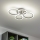 Brilagi - Himmennettävä LED-pinta-asennettava kattovalaisin ORBITS LED/50W/230V 3000-6500K musta + kaukosäädin