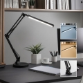 BRILAGI - himmennettävä LED-pöytälamppu 2-in-1 USB VARIO LED/14W/5V 3000-6000K musta
