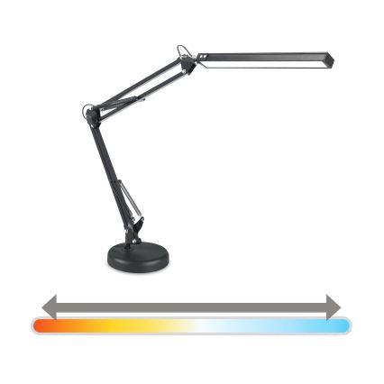 Brilagi - himmennettävä LED-pöytälamppu 2-in-1 USB VARIO LED/14W/5V 3000-6000K musta