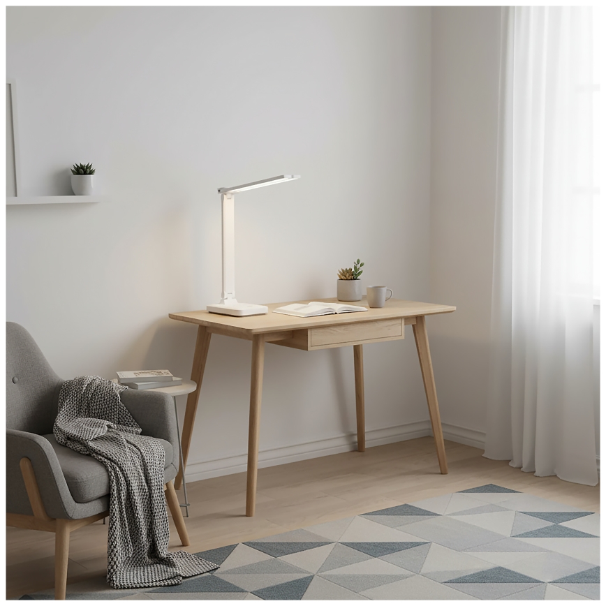 Brilagi - himmennettävä LED-pöytälamppu MODO DUO LED/8W/5V 3000/4000/6500K valkoinen