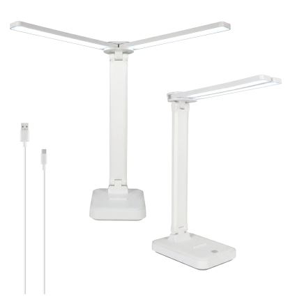 Brilagi - himmennettävä LED-pöytälamppu MODO DUO LED/8W/5V 3000/4000/6500K valkoinen