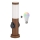 Brilagi - himmennettävä LED RGBW ulkovalaisin kahdella pistorasialla 1xE27/9W/230V 2700-6500K IP44 40 cm ruskea