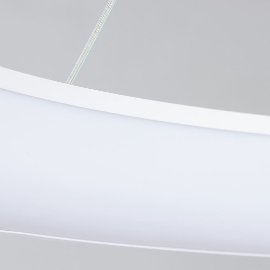 Brilagi - LED-himennettävä riippuvalaisin vaijerilla FALCON II LED/108W/230V 3000-6500K halkaisija 80 cm valkoinen + kaukosäädin