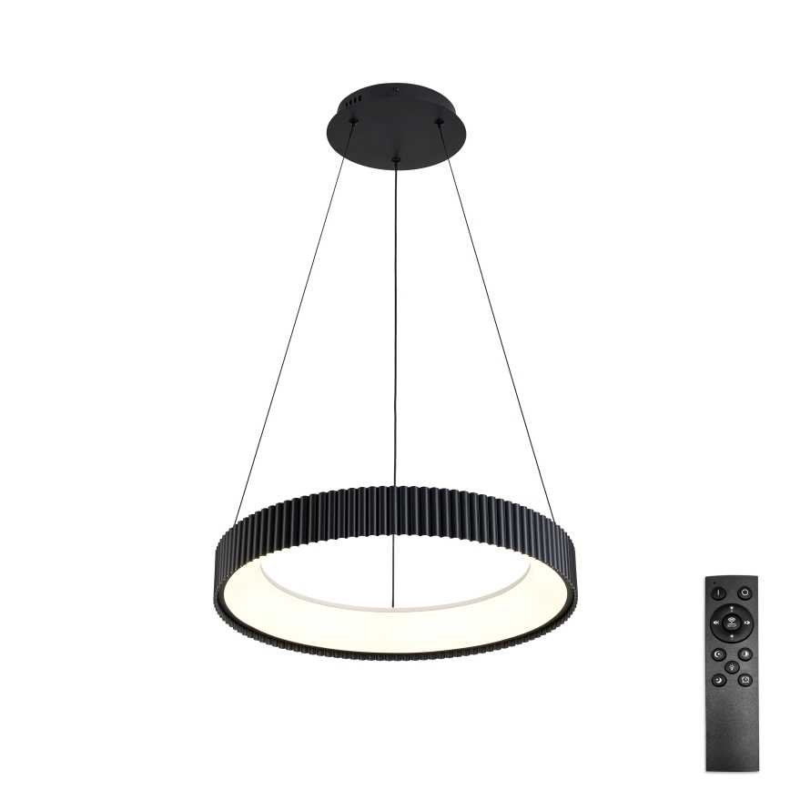 Brilagi - LED-himmennettävä riippuvalaisin vaijerilla FALCON MODERN LED/30W/230V 3000–6500K halkaisija 40 cm musta + kaukosäädin