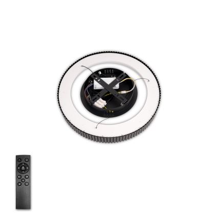 Brilagi - LED-himmennettävä riippuvalaisin vaijerilla FALCON MODERN LED/30W/230V 3000–6500K halkaisija 40 cm musta + kaukosäädin