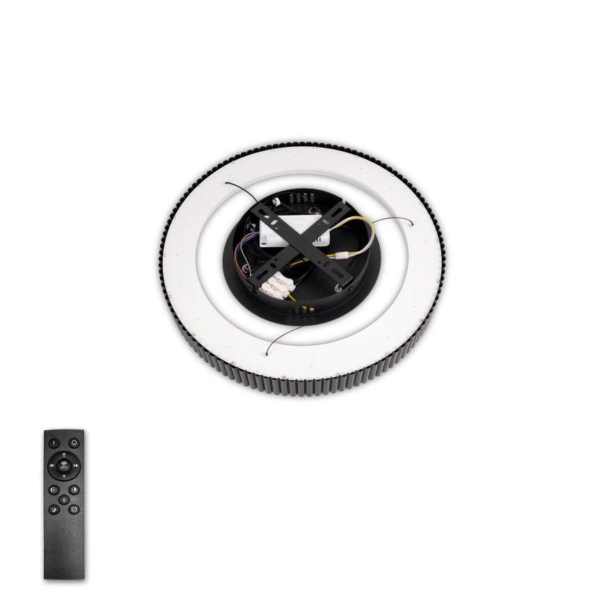 Brilagi - LED-himmennettävä riippuvalaisin vaijerilla FALCON MODERN LED/30W/230V 3000–6500K halkaisija 40 cm musta + kaukosäädin