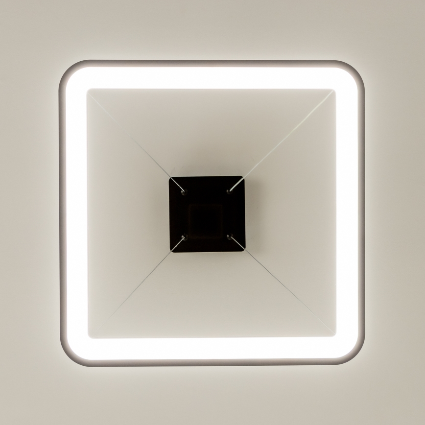 Brilagi - LED-himmennettävä riippuvalaisin vaijerilla FALCON SLIM LED/50W/230V 3000-6500K 50x50 cm musta + kaukosäädin