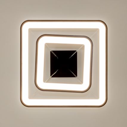 Brilagi - LED himmennettävä riippuvalaisin vaijerilla FALCON SLIM LED/78W/230V 3000-6500K 50x50 cm musta + kaukosäädin