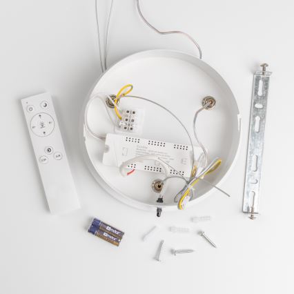 Brilagi - LED-himmennettävä riippuvalaisin vaijerilla FALCON LED/40W/230V 3000–6500K Ø 45 cm valkoinen + kaukosäädin