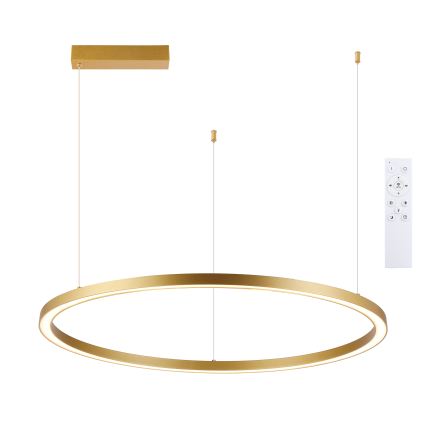 Brilagi - LED-himmennettävä riippuvalaisin vaijerilla PORTOFINO LED/60W/230V 3000-6000K Ø 80 cm kultainen + kaukosäädin