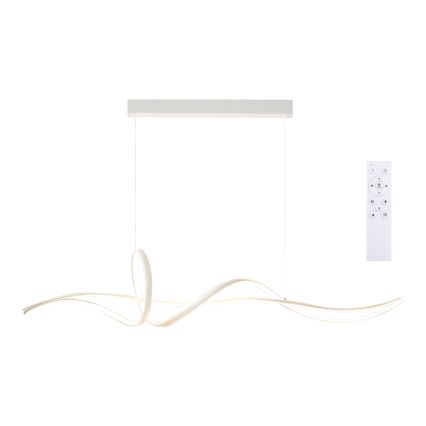 Brilagi - himmennettävä LED-riippuvalaisin vaijerilla SIGNATURE LED/55W/230V 3000-6000K 120x23 cm valkoinen + kaukosäädin