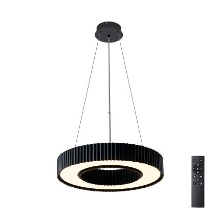 Brilagi - LUMIX LED himmennettävä riippuvalaisin vaijerilla LED/48W/230V 3000-6000K musta halkaisija 50 cm + kaukosäädin