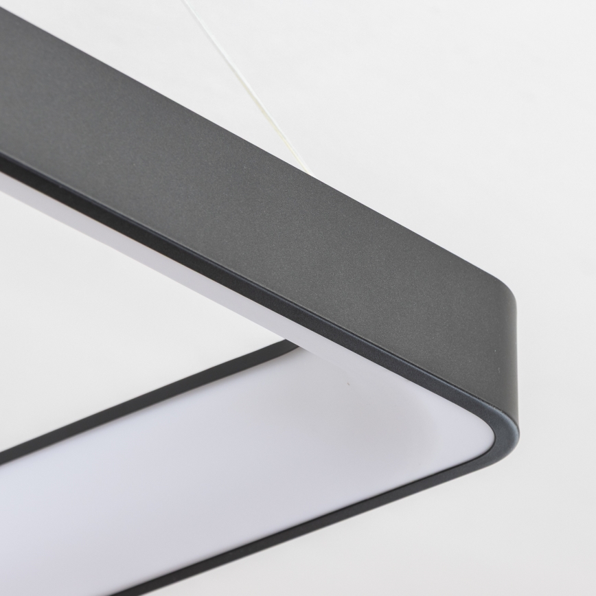 Brilagi - LED-himmennettävä riippuvalaisin vaijerilla FALCON II LED/125W/230V 3000-6500K 60x60 cm musta + kaukosäädin