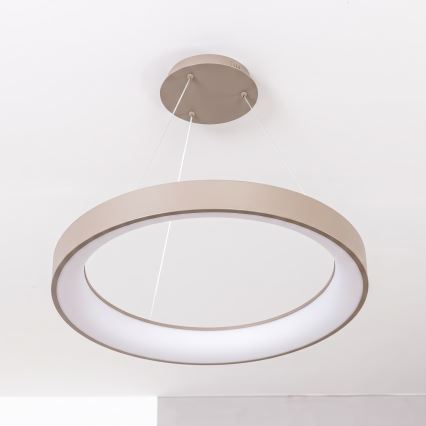 BRILAGI - Himmennettävä LED-riippuvalaisin kaapelilla FALCON II LED/99W/230V 3000-6500K halkaisija 60 cm beige + kaukosäädin