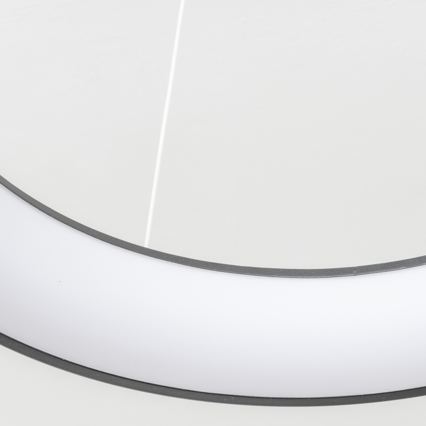 Brilagi - himmennettävä LED-riippuvalaisin vaijerilla FALCON II, 99 W, 230 V, 3000–6500 K, Ø 60 cm, musta + kaukosäädin