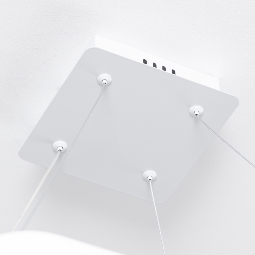 Brilagi - LED-himmennettävä riippuvalaisin vaijerilla FALCON SLIM LED/50W/230V 3000-6500K 50x50 cm valkoinen + kaukosäädin