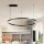 Brilagi - himmennettävä LED-riippuvalaisin vaijerilla PORTOFINO LED/60W/230V 3000–6000K Ø 80 cm musta + kaukosäädin