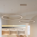 Brilagi - Himmennettävä LED-riippuvalaisin vaijerilla PORTOFINO LED/98W/230V 3000-6000K beige + kaukosäädin