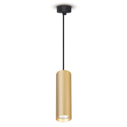 Brilagi - LED RGBW himmennettävä riippuvalaisin vaijerilla SELE 1xGU10/4,8W/230V 3000K musta/kultainen + kaukosäädin