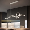 Brilagi - himmennettävä LED-riippuvalaisin vaijerilla SIGNATURE LED/55W/230V 3000-6000K 120x23 cm valkoinen + kaukosäädin