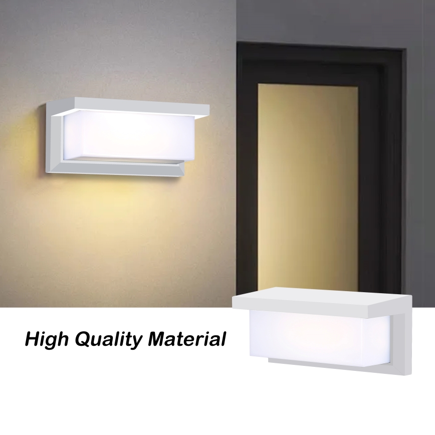 Brilagi - LED-himmennettävä ulkoseinävalaisin BRICKY 1xE27/6W/230V 2700-6500K IP54 valkoinen