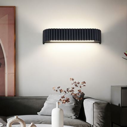 BRILAGI - LED himmennettävä seinävalaisin FALCON MODERN LED/14W/230V 3000-6000K 40 cm musta + kaukosäädin