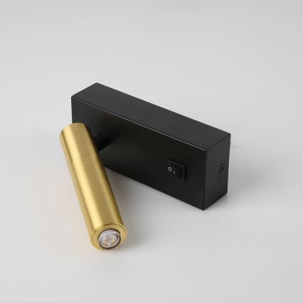 Brilagi - Himmennettävä LED-seinävalaisin MAYA 1xG9/4W/230V musta/kulta 2700-6500K Wi-Fi Tuya