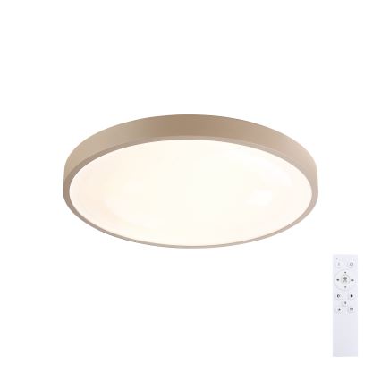 Brilagi - himmennettävä LED-kattovalaisin GLASS POOL DOUBLE LED/48W/230V 3000-6000K 40 cm beige + kaukosäädin