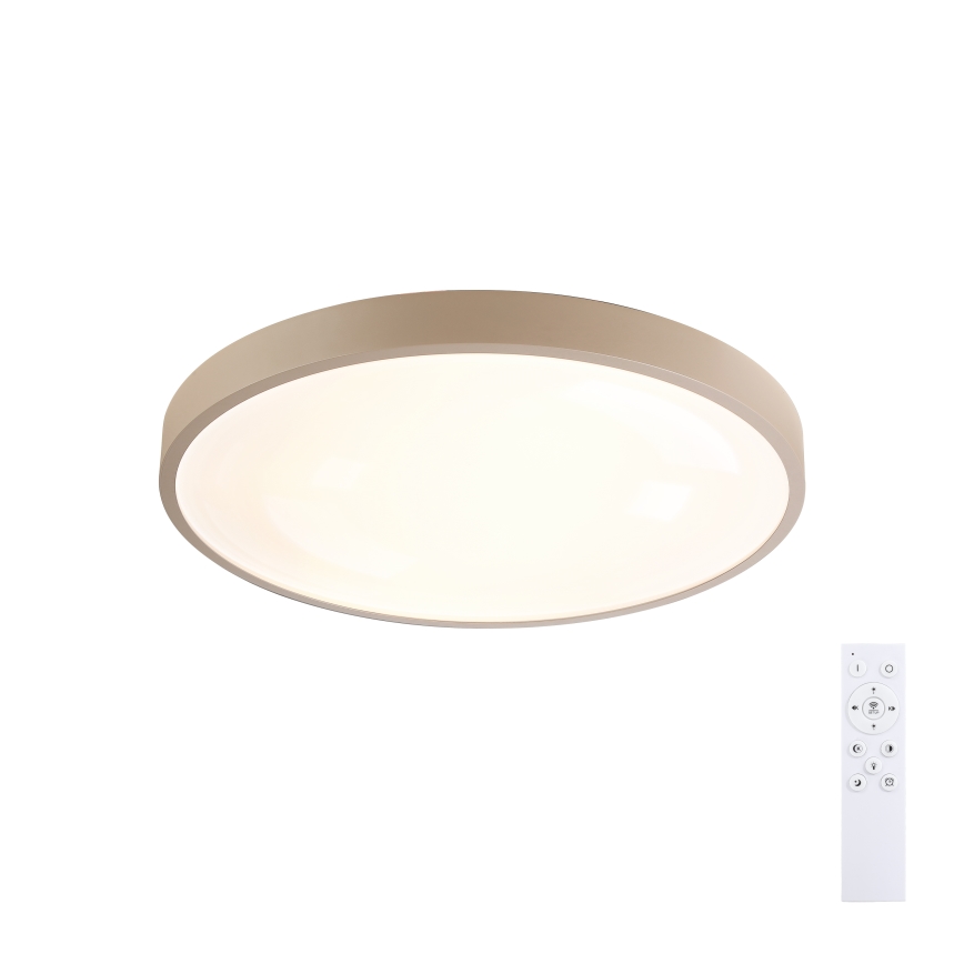 Brilagi - himmennettävä LED-kattovalaisin GLASS POOL DOUBLE LED/48W/230V 3000-6000K 40 cm beige + kaukosäädin