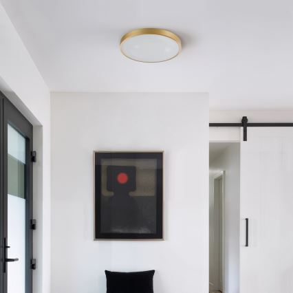 Brilagi - himmennettävä LED-kattovalaisin GLASS POOL DOUBLE LED/48W/230V 3000-6000K 40 cm kultainen + kaukosäädin