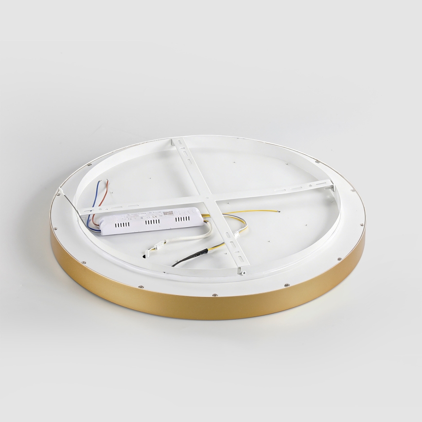 Brilagi - himmennettävä LED-kattovalaisin GLASS POOL DOUBLE LED/48W/230V 3000-6000K 40 cm kultainen + kaukosäädin