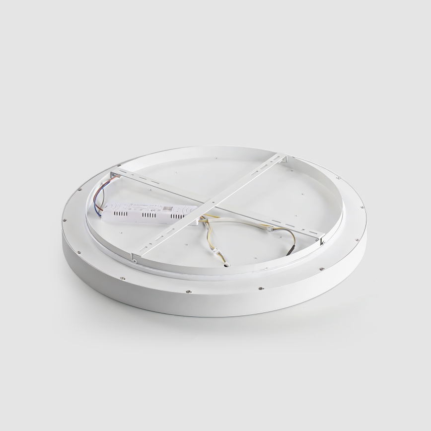 Brilagi - himmennettävä LED-kattovalaisin GLASS POOL DOUBLE LED/48W/230V 3000-6000K 40 cm valkoinen + kaukosäädin