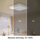 Brilagi - Himmennettävä kylpyhuoneen LED-kattovalaisin FRAME SMART LED/24W/230V 3000-6000K IP44 valkoinen + kauko-ohjaus