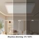Brilagi - Himmennettävä kylpyhuoneen LED-kattovalaisin FRAME SMART LED/50W/230V 3000-6000K IP44 valkoinen + kauko-ohjaus