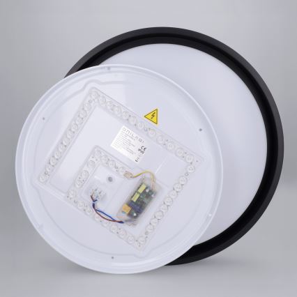 Brilagi - himmennettävä LED-kattovalaisin MATTEO LED/48W/230V 3000-6500K halkaisija 41 cm musta + kaukosäädin