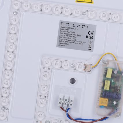 Brilagi - himmennettävä LED-kattovalaisin MATTEO LED/48W/230V 3000-6500K halkaisija 41 cm musta + kaukosäädin