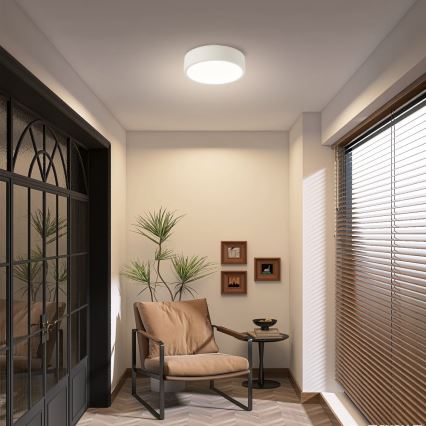 Brilagi - LED-himmennettävä kattovalaisin POOL LED/18W/230V 3000-6000K 20 cm valkoinen + kaukosäädin