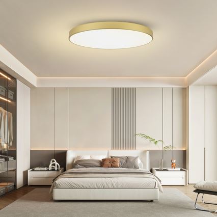Brilagi - LED himmennettävä kattovalaisin POOL SMART LED/180W/230V 3000-6000K 120 cm kultainen Wi-Fi Tuya + kaukosäädin