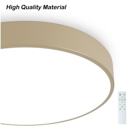 Brilagi - LED-himmennettävä kattovalaisin POOL SMART LED/48W/230V 3000-6000K halkaisija 40 cm Wi-Fi Tuya beige + kaukosäädin