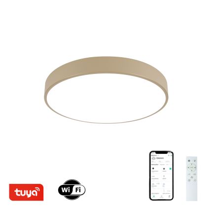 Brilagi - LED-himmennettävä kattovalaisin POOL SMART LED/48W/230V 3000-6000K halkaisija 40 cm Wi-Fi Tuya beige + kaukosäädin