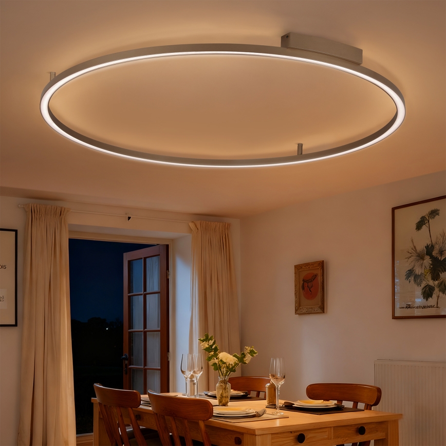 Brilagi - PORTOFINO himmennettävä LED-kattovalaisin LED/85W/230V 3000-6000K Ø 120 cm beige + kaukosäädin