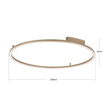 Brilagi - PORTOFINO himmennettävä LED-kattovalaisin LED/85W/230V 3000-6000K Ø 120 cm beige + kaukosäädin