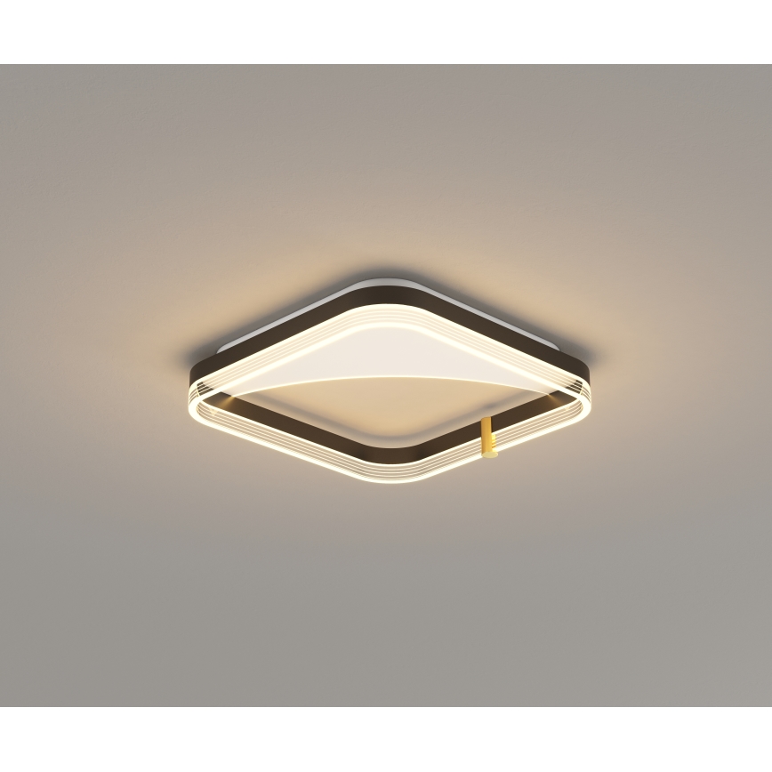 Brilagi - SIRELI LED himmennettävä kattovalaisin 56 W, 230 V, säädettävä värilämpötila 3000–6000 K, 40×40 cm + kauko-ohjain