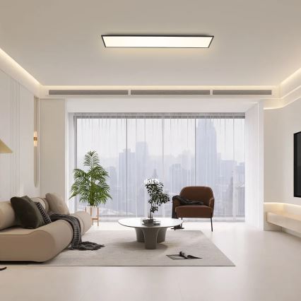 Brilagi - Himennettävä LED-kattovalaisin SLIMFRAME LED/58W/230V 120x30 cm 3000-6000K musta + kaukosäädin