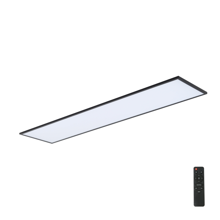 Brilagi - Himennettävä LED-kattovalaisin SLIMFRAME LED/58W/230V 120x30 cm 3000-6000K musta + kaukosäädin